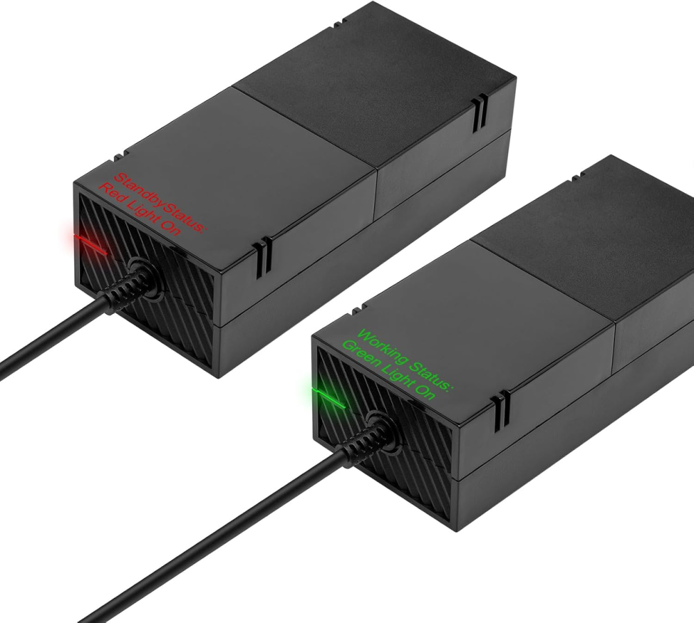 Блок живлення для Xbox One 220 Вт, 100–240 В, 12 В 17,9 А, адаптер із тихим вентилятором, чорний Київ - фото 7
