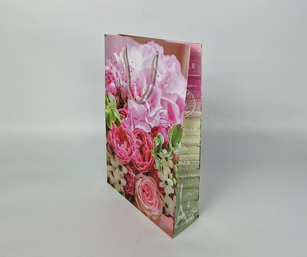 Большой бумажный пакет вертикальный  25/37/8(артBV-020) (12 шт) Харьков - изображение 1