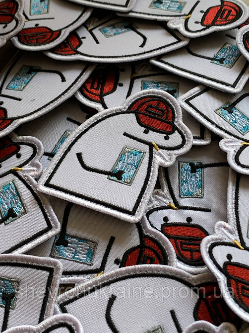 Шеврон флорк хуліган (Форма контурна. На липучці) Розмір 8x6.5см Київ - фото 3