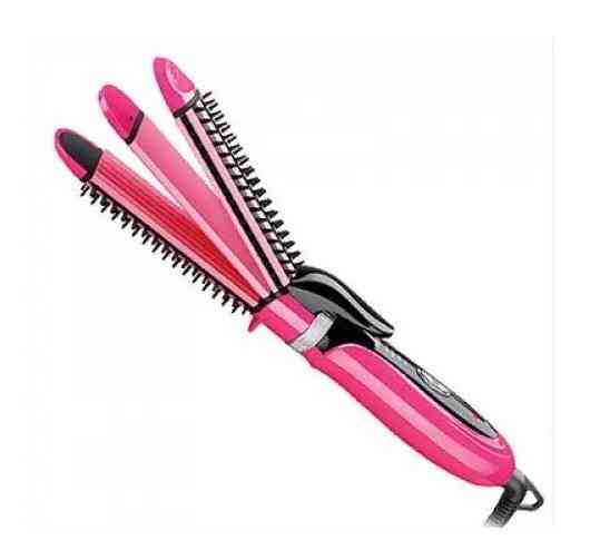 Стайлер і праска для волосся 3 in 1 (Гофре) Дніпро