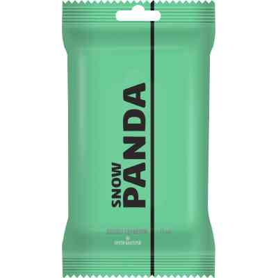 Вологі серветки Сніжна Панда Лайм з антимікробною дією 15 шт. (4823019008715) Вінниця