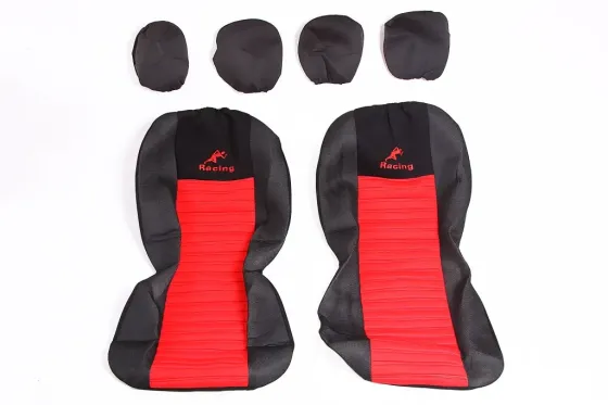 Чехли на сідниці Milex Tango червоні (3 шт.) + оплетка на кермо/ремні Вінниця