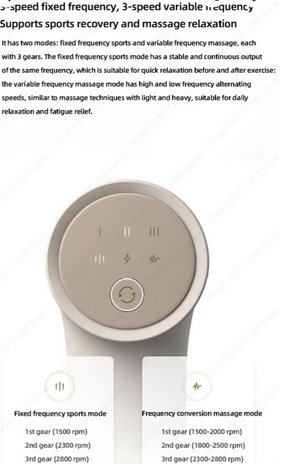 Массажер Xiaomi Mijia Gun 3. Харьков - изображение 2