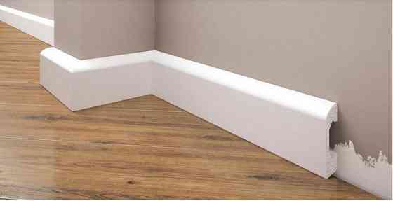 Плинтус под покраску из дюрополимера Элегант LPC - 04 (2м.п.) 49,5х14мм Днепр