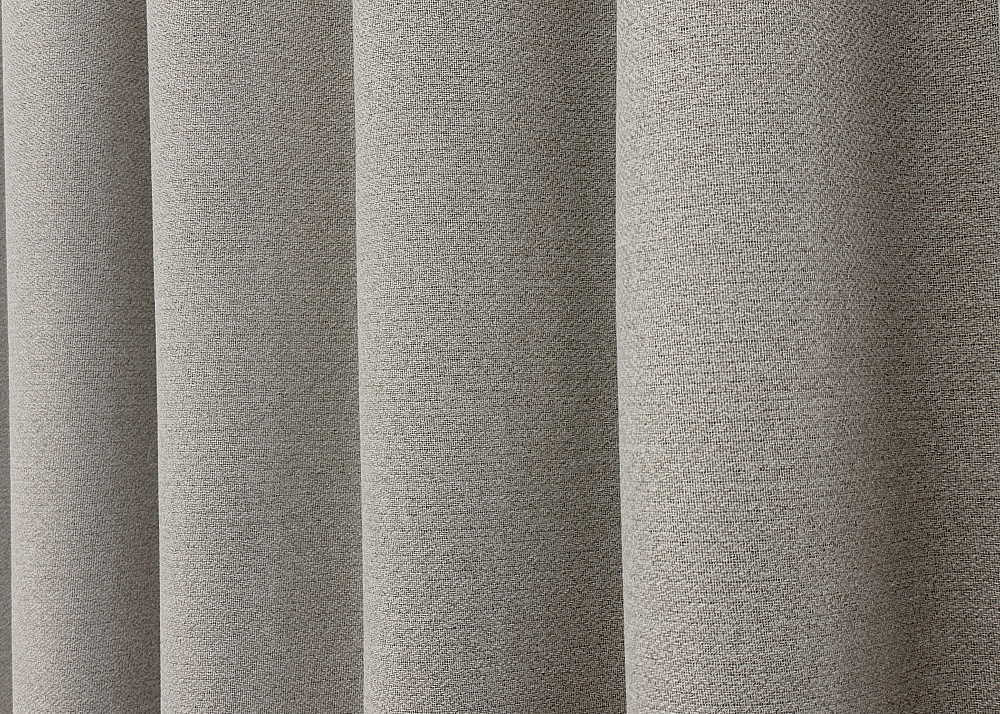 Комплект готовых штор VR-Textil Лен блэкаут № 1798ш Серый 150х260 см 2 шт (39-0071) Киев - изображение 7