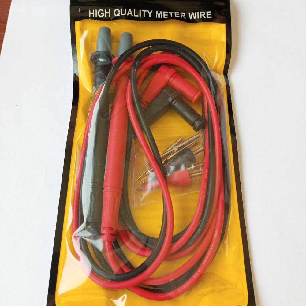 Шнуры мультиметра со сменными наконечниками щупов, 20А, 4мм (пара) Полтава - изображение 1