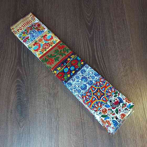 Прикраса на великодні яйця РОСПИС термоусадкова етикетка на 7 яєць, упаковка 100 шт Харків