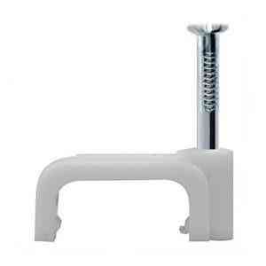 Кабельна кліпса плоска 5*5 мм (100 шт) Харків