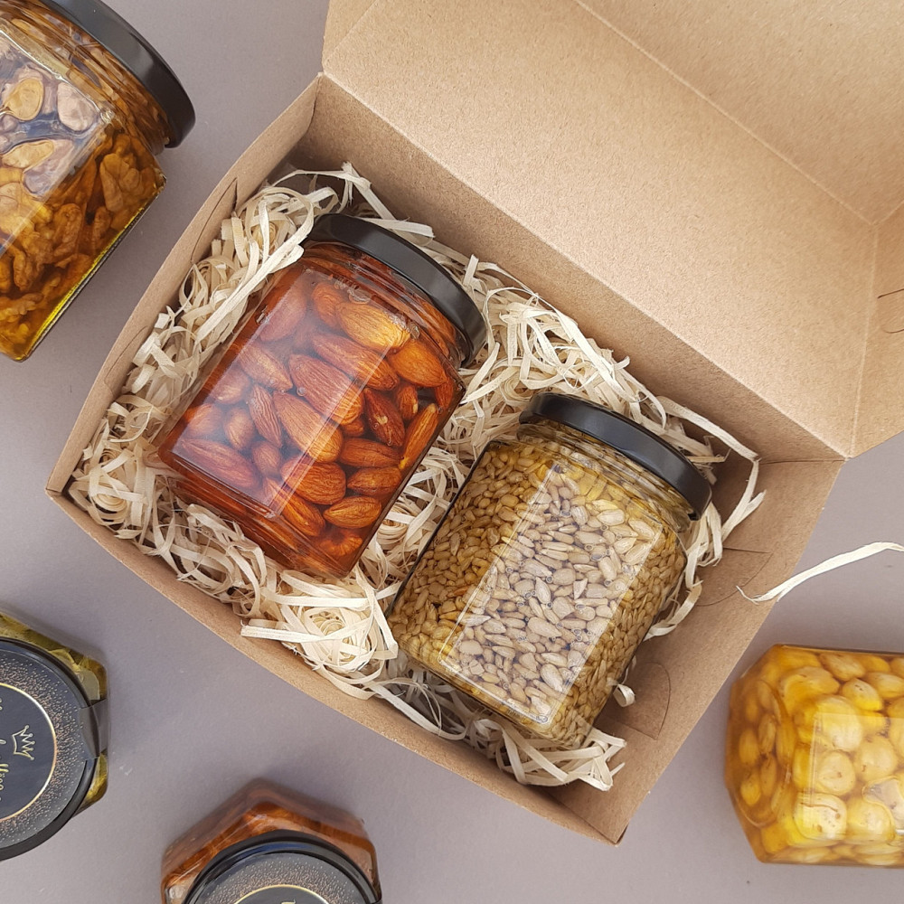 Подарунок для хлопця №26 на День Народження, Новий рік, День Закоханих, горіхи з медом. Одеса - фото 2