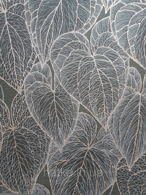 Шпалери вініл на флізеліні AS creation Metropolitan stories By Time 0,53х10 листя золотисте на чорному Київ - фото 1