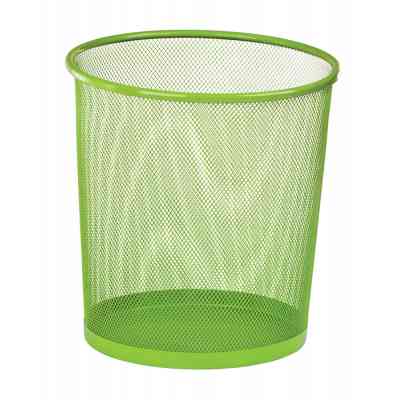 Корзина для бумаг ZiBi металлическая Круглая 10 л Салатовая (ZB.3126-15) Винница