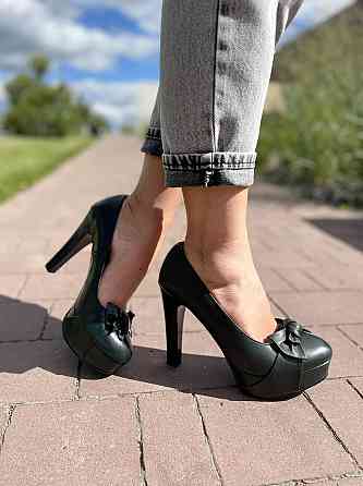 Stepter Туфлі жіночі Stepter темно-зелені натуральна шкіра 38р. (4290) Коломия