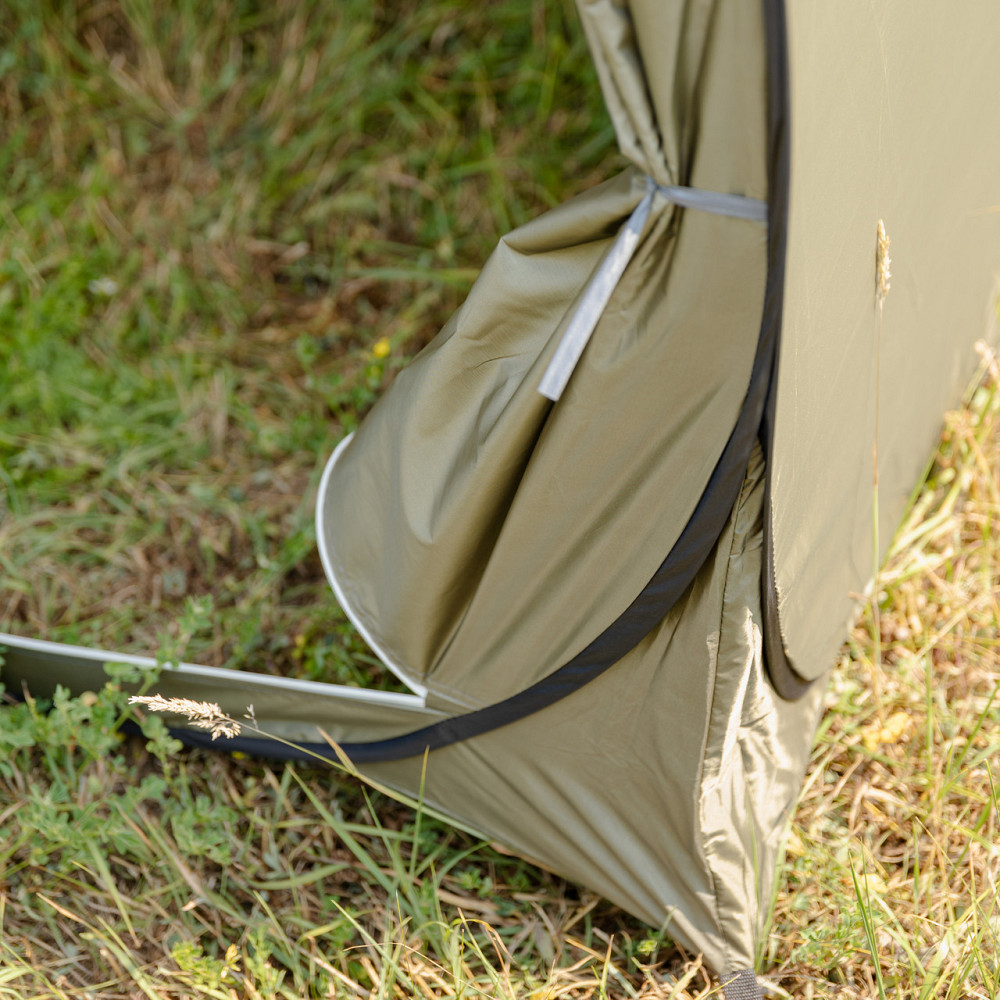 Намет душ-туалет для кемпінгу автомат 120×120×190 (см) тент для душу та туалету туристичний LU-015DGR Хакі Коломия - фото 8