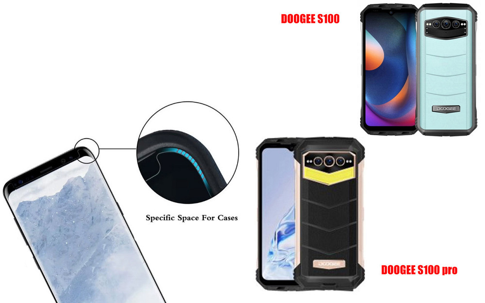 Захисне скло HyperGlass Pro для DOOGEE S100, S100 pro – максимальна чутливість та захист Київ - фото 3