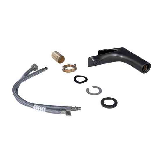 Смеситель для раковины Qtap Vlasta New QTVLA270GMB45641 Gunmetal Black PVD графит Киев