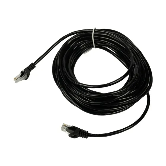 Патч-корд мережевий гігабітний Trinix UTP, RJ-45, CAT.5 25m Black (73-00648) Київ