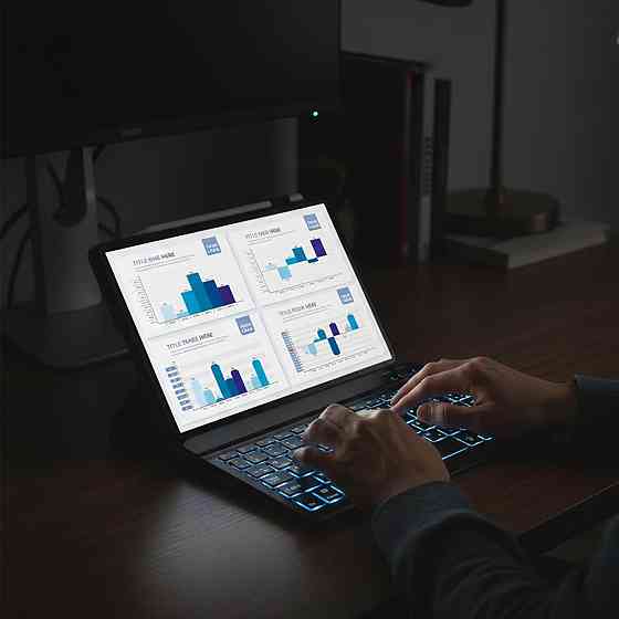 Чехол с клавиатурой и подсветкой для Lenovo Tab M11 11 дюймов 2024 (TB330FU/TB330XU) Днепр