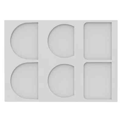 Форма для выпечки Silikomart Chablon Buche 96x73 - 87x70 - 96x73 h 2 мм (CHA06 CHABLON BUCHE) Винница