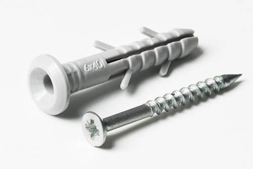 Дюбель-цвяшник швидкого монтажу 6*60 грибок (пач 100шт) поліетиленовий APRO Рівне - фото 1