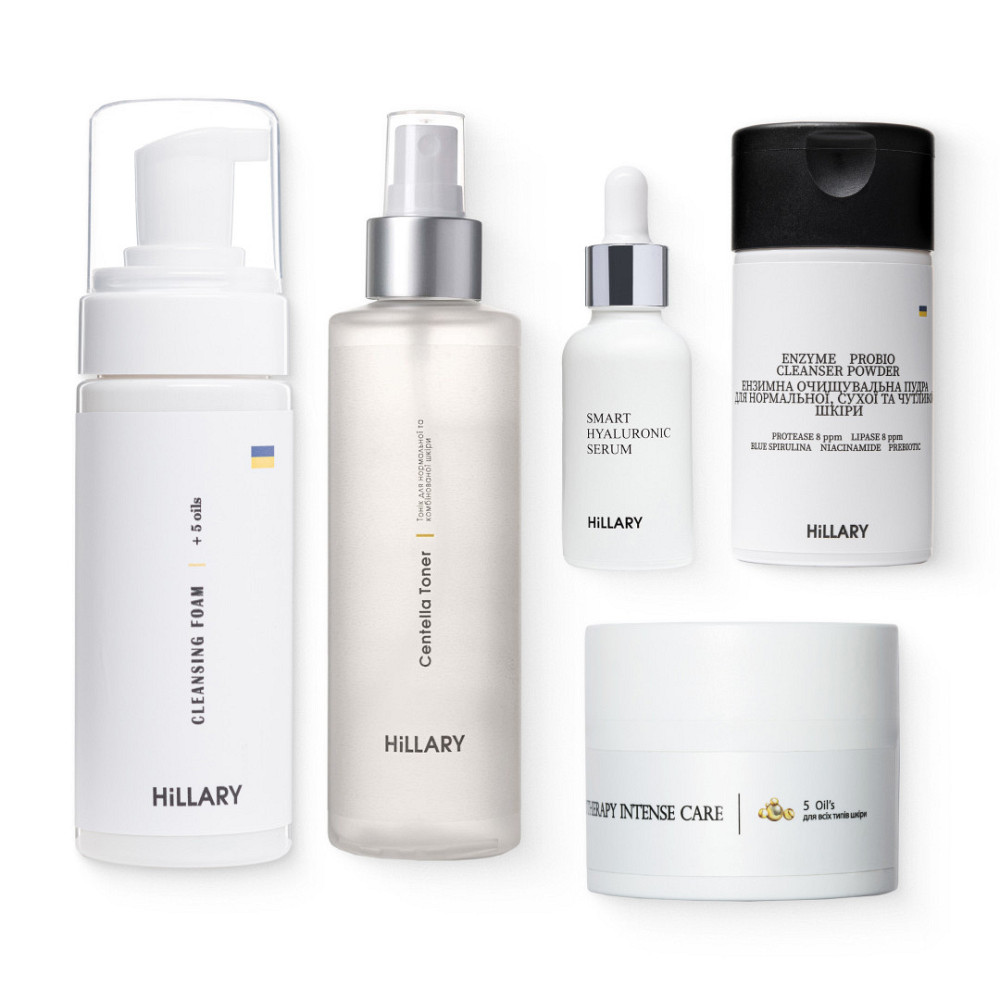 Набір глибокого зволоження та відновлення для нормальної шкіри обличчя Hillary for Normal Facial Skin Київ - фото 1