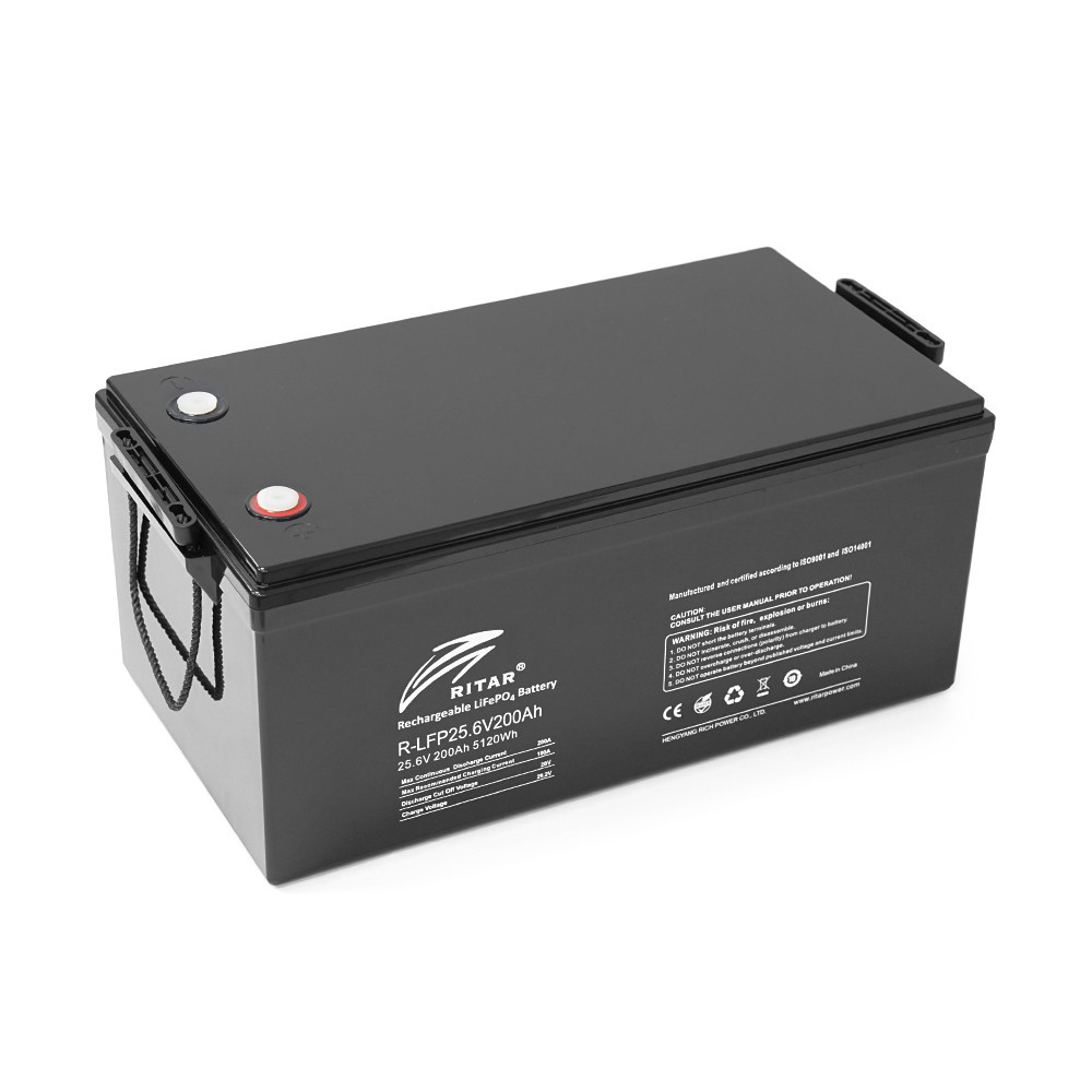 Аккумуляторная батарея Ritar LiFePO4 25,6V 200Ah BMS100A@8S (522 х 240 х 219) Q1 Киев - изображение 1