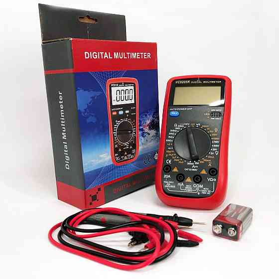 Мультиметр із хорошою точністю VC9205N, Мультиметр із функцією захисту від перевантаження IM-42 Львів