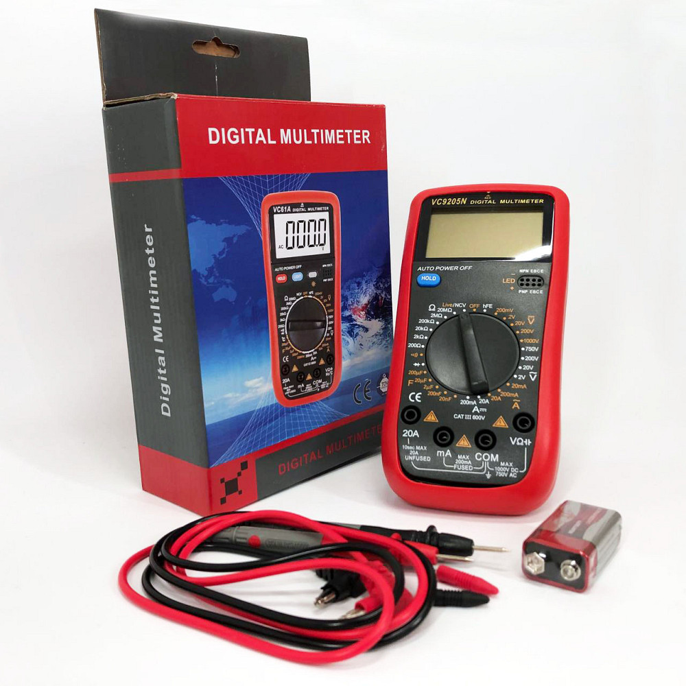 Мультиметр із хорошою точністю VC9205N, Мультиметр із функцією захисту від перевантаження IM-42 Львів - фото 2