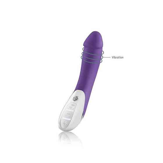 Потужний вібратор Mystim Terrific Truman Purple з двома моторами і вираженою головкою Sex Aura Київ