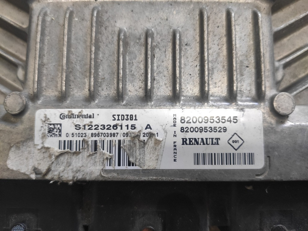 Блок керування двигуном Renault Kangoo 1.5 dci 2008-2016 (8200953545) Ковель - изображение 2
