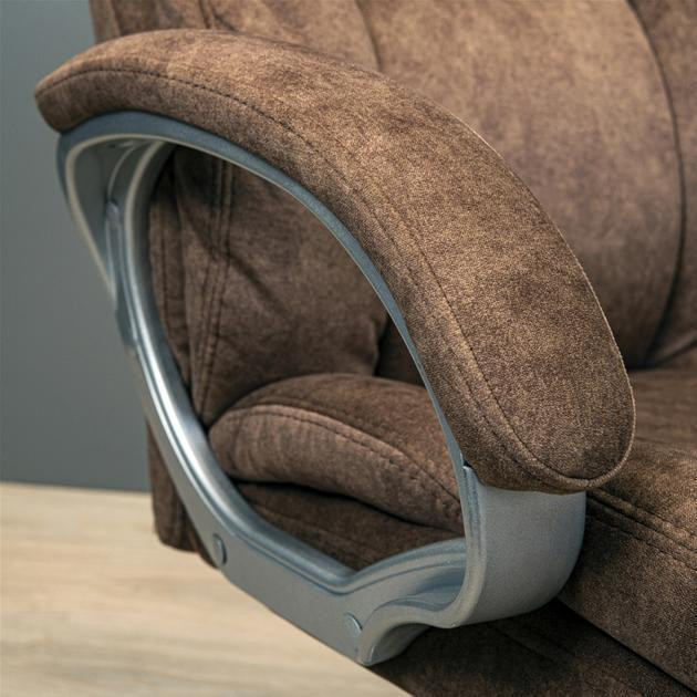 Офісне крісло керівника ManhattanDesign Хром Tilt М-1 Brown (Прогумовані колеса) Днепр - изображение 7