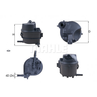 Фильтр топливный Mahle KL777D Винница - изображение 1