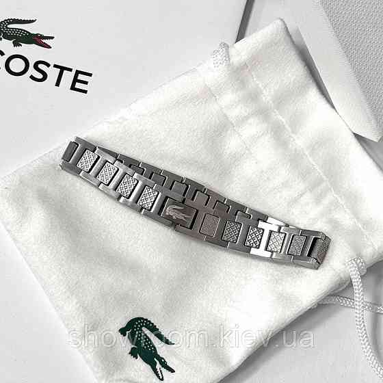 Чоловічий фірмовий браслет Lacoste, Лакоста (40188) Київ