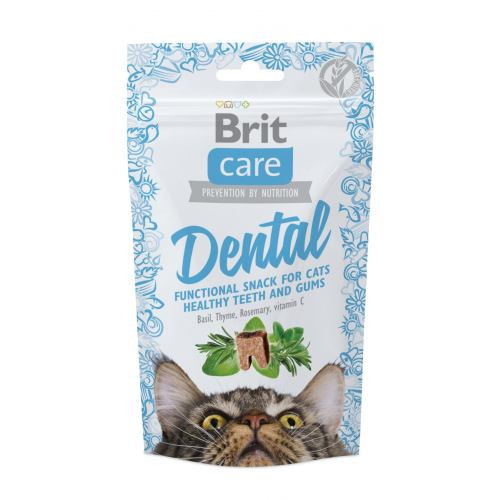 Ласощі Brit Care Functional Snack Dental д/котів для здоров я зубів та ясен з індичкою 50 г Київ - фото 1