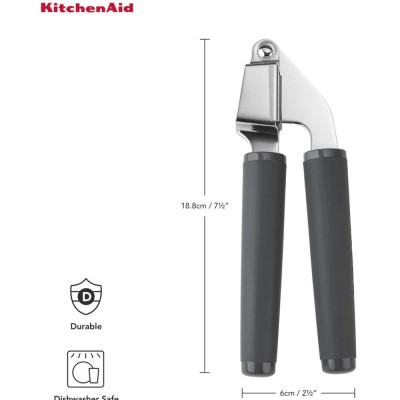 Прес для часнику KitchenAid Coreline 19 см сірий (KAS132OHCGG) Вінниця - фото 6