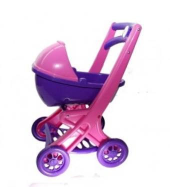 Коляска для ляльок з люлькою 0121/02 пластикова Вінниця - фото 1
