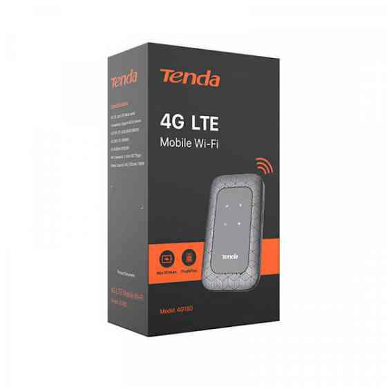 Маршрутизатор Tenda 4G180V3.0 (4G/LTE, 1xMicro SD slot, 1xMicro SIM slot, 1xMicro USB port, 2100mAh) Киев