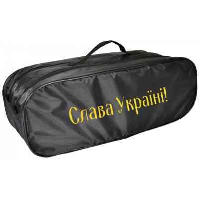 Сумка-органайзер Poputchik "СЛАВА УКРАЇНІ" чорна (03-137-2Д) Вінниця