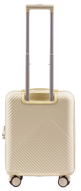 Чемодан пластиковый Wings WN01 маленький 55 см шампань Киев - изображение 3