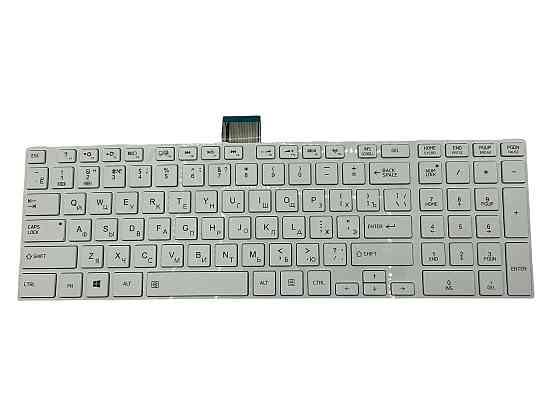 Клавиатура для ноутбука Toshiba Satellite (L850, L870) White, (White Frame) RU Вінниця
