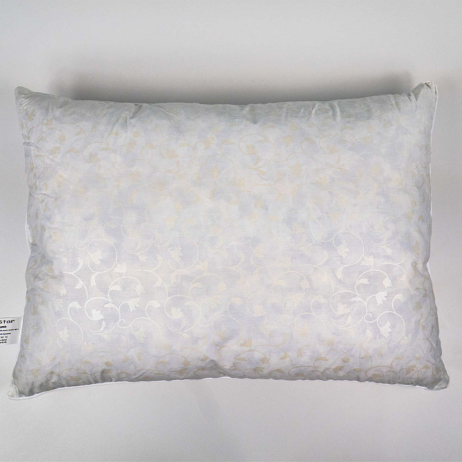 Подушка пуховая YouStar 50% пух 50% перо - упругая 40x60 см (Серебро) Сумы - изображение 7