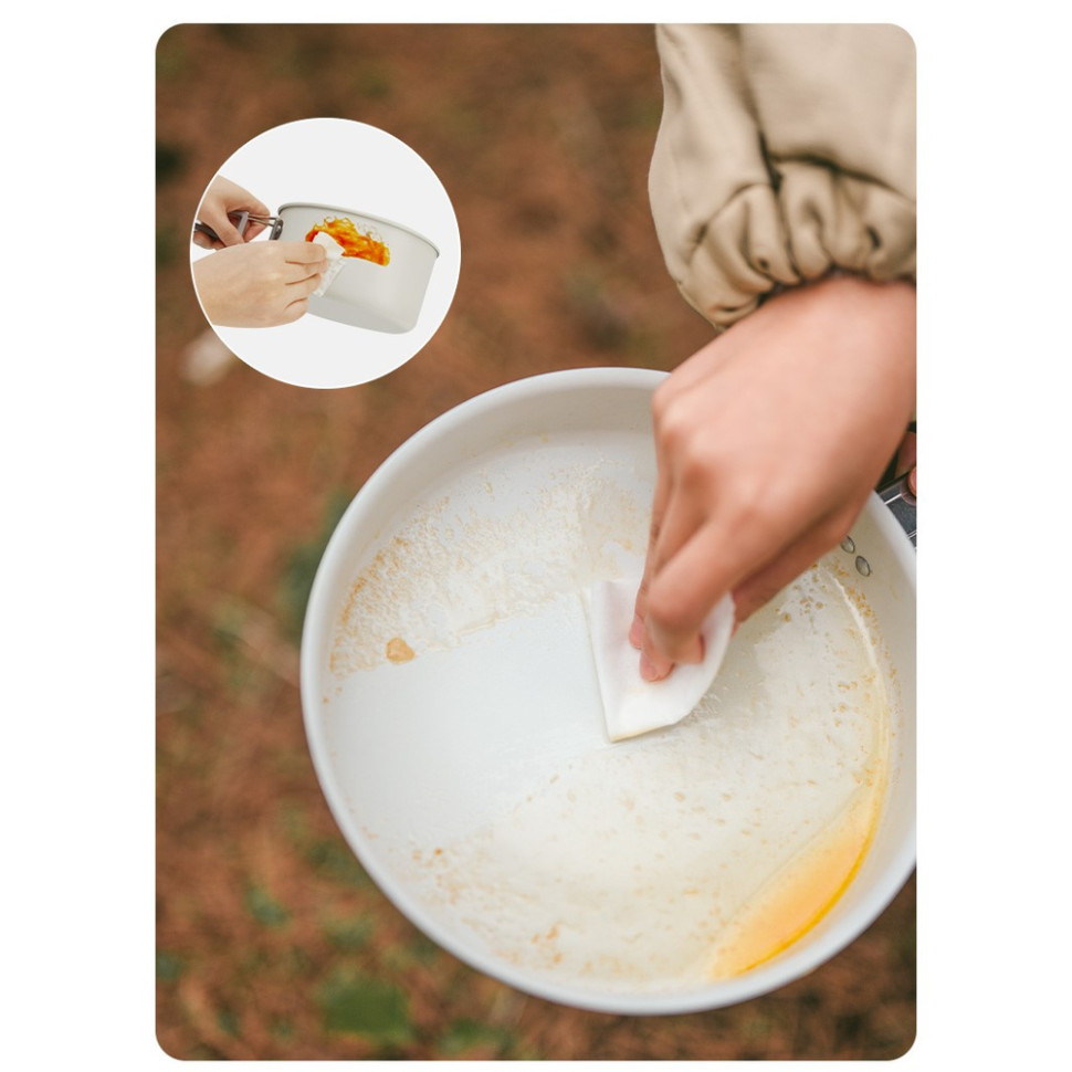 Кастрюля с керамическим антипригарным покрытием Naturehike CNK2450CF013 алюминий 3л Винница - изображение 3