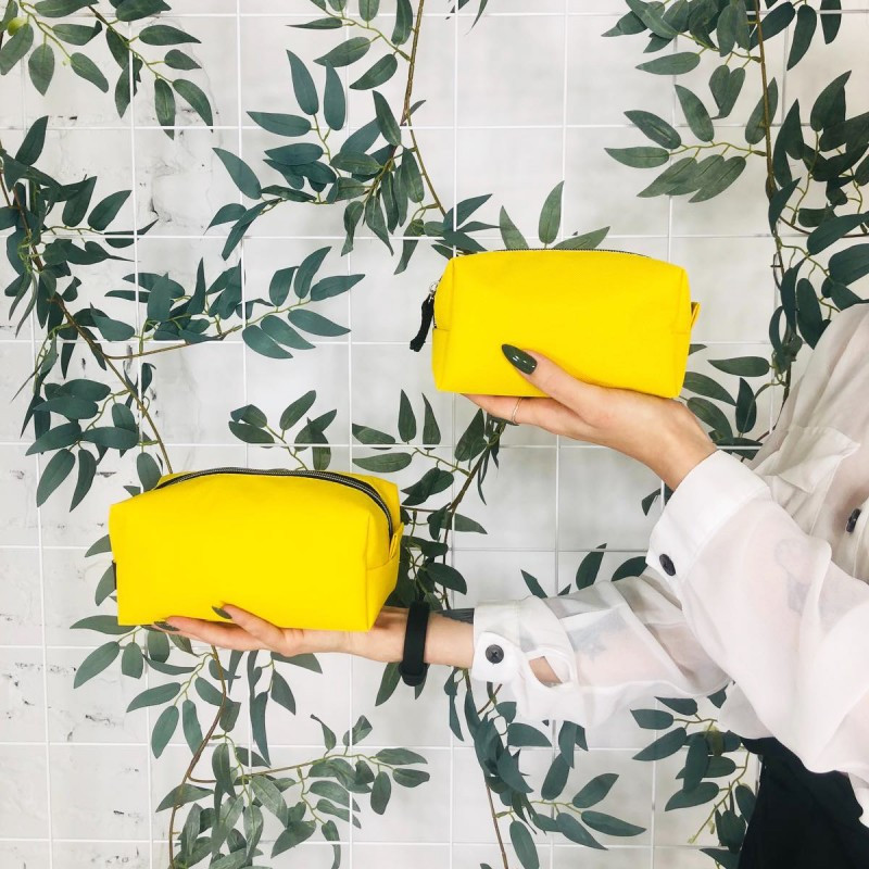 Набір косметичок 2 шт K020-yellow (жовтий) Суми - фото 1