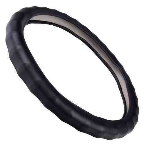 Шкіряний чохол на кермо VLOD-L06 BK L чорний, один шов, BO Харків