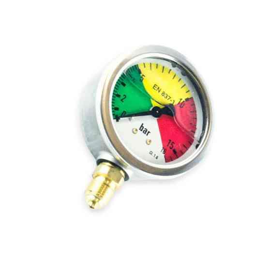 Манометр распределителя давления G 14 0-16 bar итальянская резьба глицериновый Мукачево