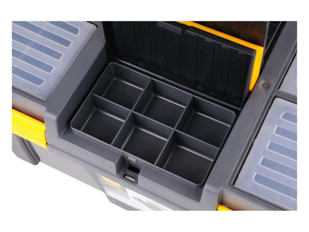 Ящик пластиковий для інструменту VOREL 26", 595x 337x 316 мм [1] Одеса - фото 4