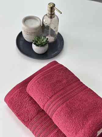 Комплект полотенец с бордюром Ideal Textile 2 шт (50х90+70х140 см) 500 г/м2 (56860401) Черновцы