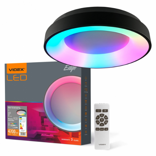 LED Світильник 72W чорний VLE-ERC-RGB-72B Videx Житомир - фото 1