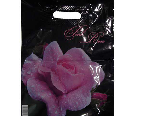 Пакет с прорезной ручкой, ламинированный 