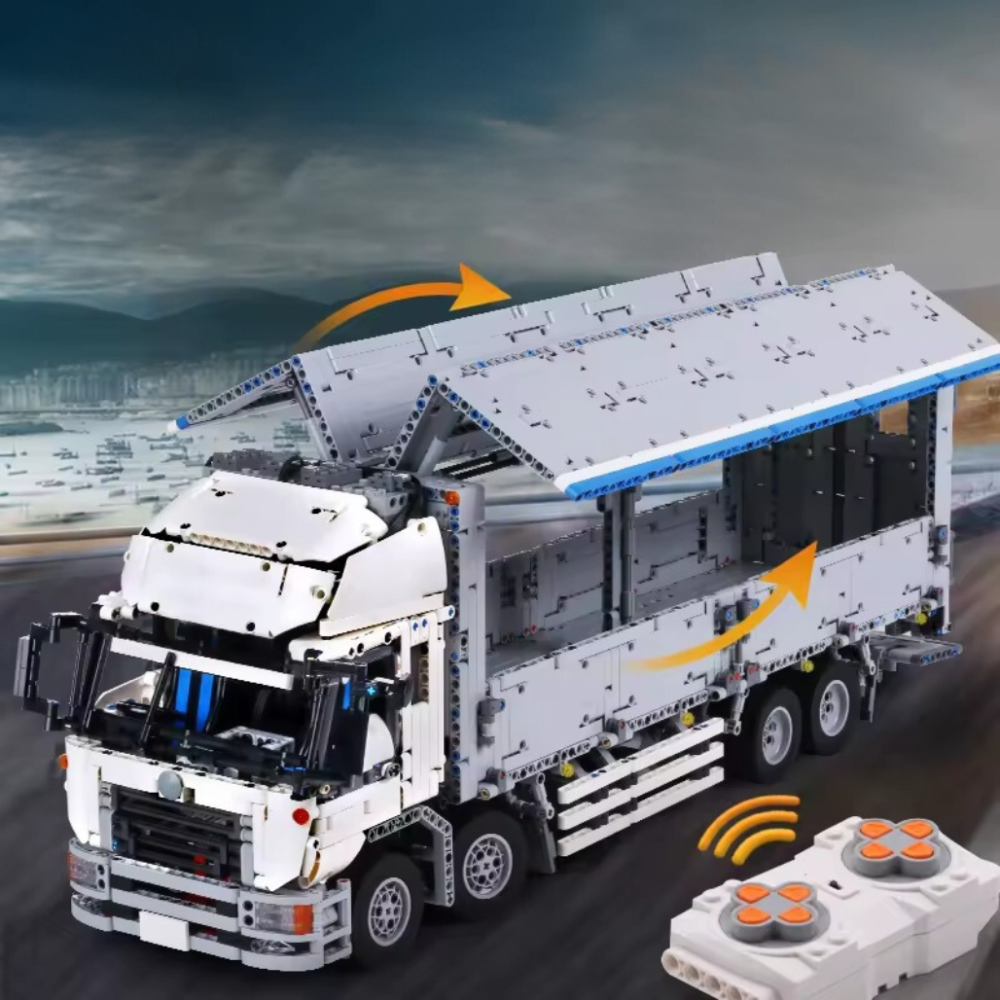 Конструктор детский тягач с прицепом с дистанционным управлением фура грузовик на 4166 деталей Каменец-Подольский - изображение 4