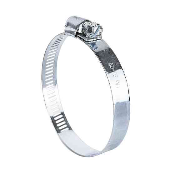 Хомут червячный оцинкованный 12.7мм D50-76мм 10шт GRAD (2511465) Киев